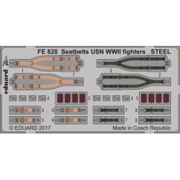 FOTOGRABADO U.S.N. CINTURONES -Escala 1/48- Eduard FE828