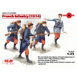 INFANTERIA FRANCESA 1914 -Escala 1/35- ICM 35682