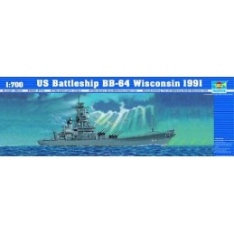 ACORAZADO U.S.S. WISCONSIN BB-64 -Escala 1/700- Trumpeter 05706