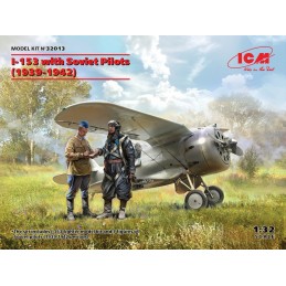 POLIKARPOV I-153 CHAIKA & PILOTOS -Escala 1/32- ICM 32013