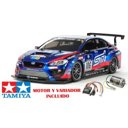 COCHE RC KIT Subaru WRX STI 24hr Nrbg TT-02 1/10 TAMIYA 58645