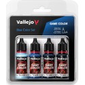 SET PINTURA ACRILICA AZULES GAME COLOR 4 x 18 ml - Acrilicos Vallejo 72376