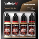 SET PINTURA ACRILICA PIEL BRONCEADA GAME COLOR 4 x 18 ml - Acrilicos Vallejo 72380