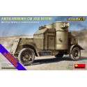 COCHE BLINDADO AUSTIN Mol. 1918 PATTERN (Britanico - DUNSTERFORCE) & Interiores -Escala 1/35- MiniArt 39023