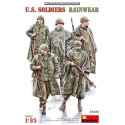 SOLDADOS U.S. ARMY CON CHUBASQUEROS -Escala 1/35- MiniArt 35245