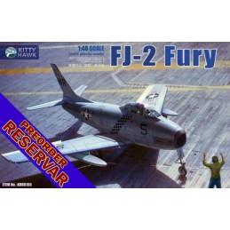 NORTH AMERICAN FJ-2 FURY -Escala 1/48- Kitty Hawk 80155