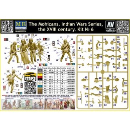 Indian Wars series: LOS MOHICANOS Nº 6 -Escala 1/35- Master Box LTD 35234