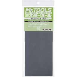 PAPEL DE LIJA GRANO 1500 (4 unidades) - Mr. Hobby MT308