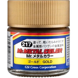 PINTURA ACRILICA METAL ORO 10 ml - Gunze Sangyo MC-217