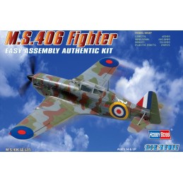 MORANE SAULNIER MS.406 -Escala 1/72- Hobby Boss 80235