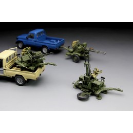 PICKUP TOYOTA & CAÑON ZU-23-2 -Escala 1/35- Meng Model VS-004