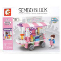 PUESTO HELADOS - 129 PIEZAS - SEMBO BLOCK 601104