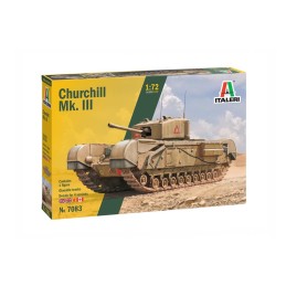 CARRO DE COMBATE CHURCHILL Mk-III - ESCALA 1/72 - ITALERI 7083