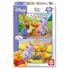 PUZZLE 2X20 PZAS WINNIE Y HEFFALUMP