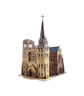 Kit de construcción de cartón Catedral gótica