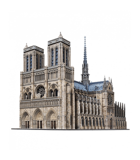 Kit de construcción de cartón Catedral Notre Dame