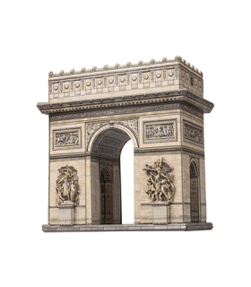 Kit de construcción de cartón Arco del Triunfo (Paris)