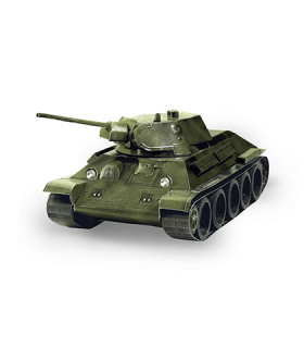 Kit de construcción de cartón Tanque T-34 (URSS)