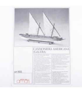 Planos Cañonera Americana Arrow Amati 1022