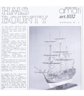 Plano HMS Bounty 1:60