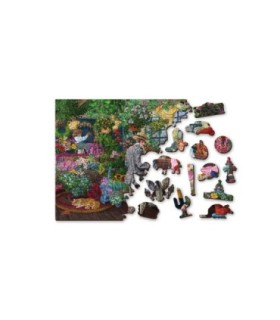 Puzle de 500 piezas: La floristería WOODEN JIGSAW PUZZLE 0426