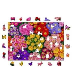 Puzle de 500 piezas: Flores floreciendo WOODEN JIGSAW PUZZLE 1276