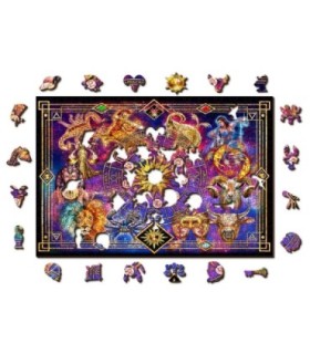 Puzle de 500 piezas: Montaje del zodiaco WOODEN JIGSAW PUZZLE 1346