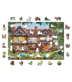 Puzle de 500 piezas: Casa temporada verano WOODEN JIGSAW PUZZLE 1436