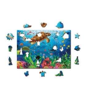 Puzle de 500 piezas: Paraíso del buceo WOODEN JIGSAW PUZZLE 0355