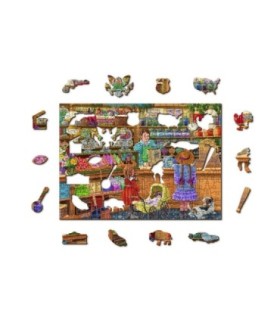 Puzle de 500 piezas: Aventuras de caramelos WOODEN JIGSAW PUZZLE 0415