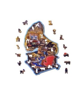 Puzle de 500 piezas: Gramófono acogedor WOODEN JIGSAW PUZZLE 1540