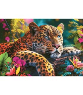 Leopardo Reclinado (500pz) CHERRY PAZZY 20166