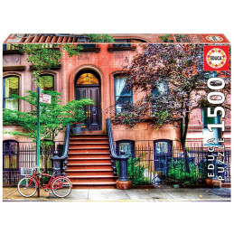 PUZZLE 1500 pzas Greewich Village, NUEVA YORK - EDUCA 18502