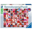 PUZZLE 1500 Pzas. 99 COSAS BELLAS EN ROJO - Ravensburguer 16215