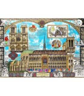 Puzle de 1000 piezas: Notre Dame