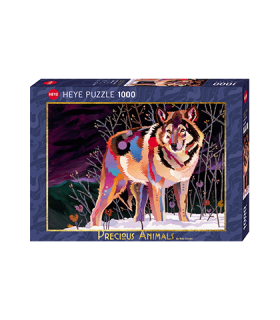 Puzle de 1000 piezas: Night Wolf