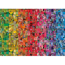 PUZZLE 1000 PZAS COLLAGE COLORBOOM COLLECTION - CLEMENTONI 39595