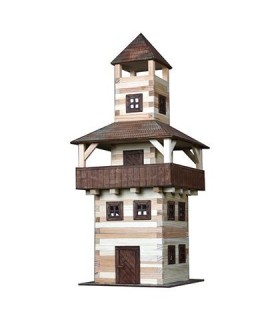 Kit de construcción de madera Torre (18x18x43 cm.)