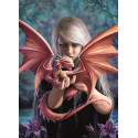 PUZZLE 1000 pzs Anne Stokes Collection: DRAGONKIN - Clementoni 39640