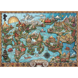 PUZZLE 1000 PZS MYSTERIOUS ATLANTIS - RAVENSBURGER 16728