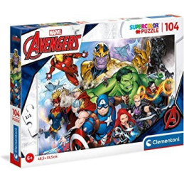 PUZZLE 104 pzas MARVEL AVENGERS - Clementoni 25718