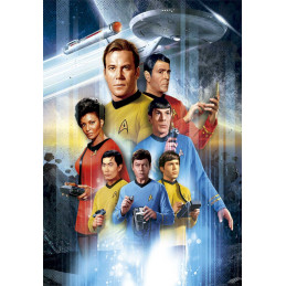 Star Trek: PUZZLE 500 pzs STAR TREK N3 -CLEMENTONI 35142