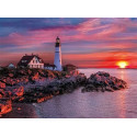 PUZZLE 500 pzs PORTLAND HEAD LIGHT (490 x 360 mm) - Clementoni 35049