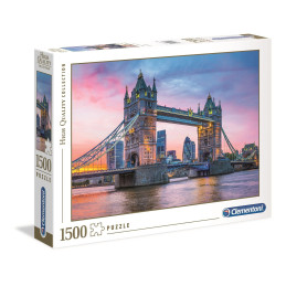 PUZZLE 1500 pzs TOWER BRIDGE SUNSET - Clementoni 31816