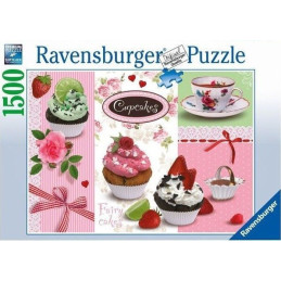 PUZZLE 1500 PIEZAS CUPCAKES DECORADO (800 x 600 mm)