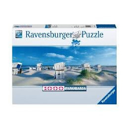 PUZZLE PANORAMA 1000 PIEZAS TUMBONAS EN LA ISLA DE SYLT 980 x 375 mm