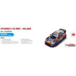 HYUNDAI i-20 WRC - Solans -Escala 1/32- Scalextric U10429S300