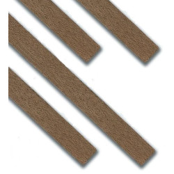 LISTON RECTANGULAR NOGAL (1 x 3 x 1000 mm) 10 unidades