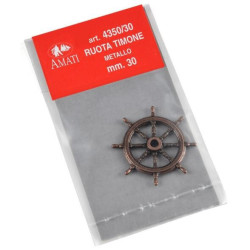 RUEDA DE TIMON METAL 30mm 2 UNIDS - AMATI 435030