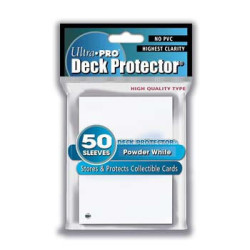 FUNDAS DECK PROTECTOR SOLID BLANCO (50)